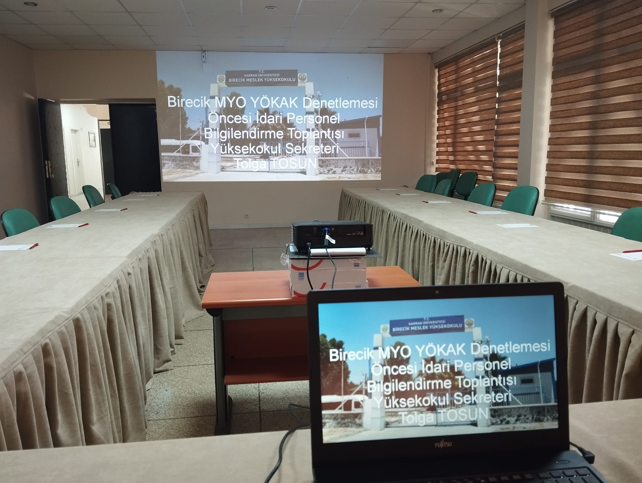 YÖKAK Denetlemesi Öncesi İdari Personelimiz İle Bilgilendirme Toplantısı Yapıldı.